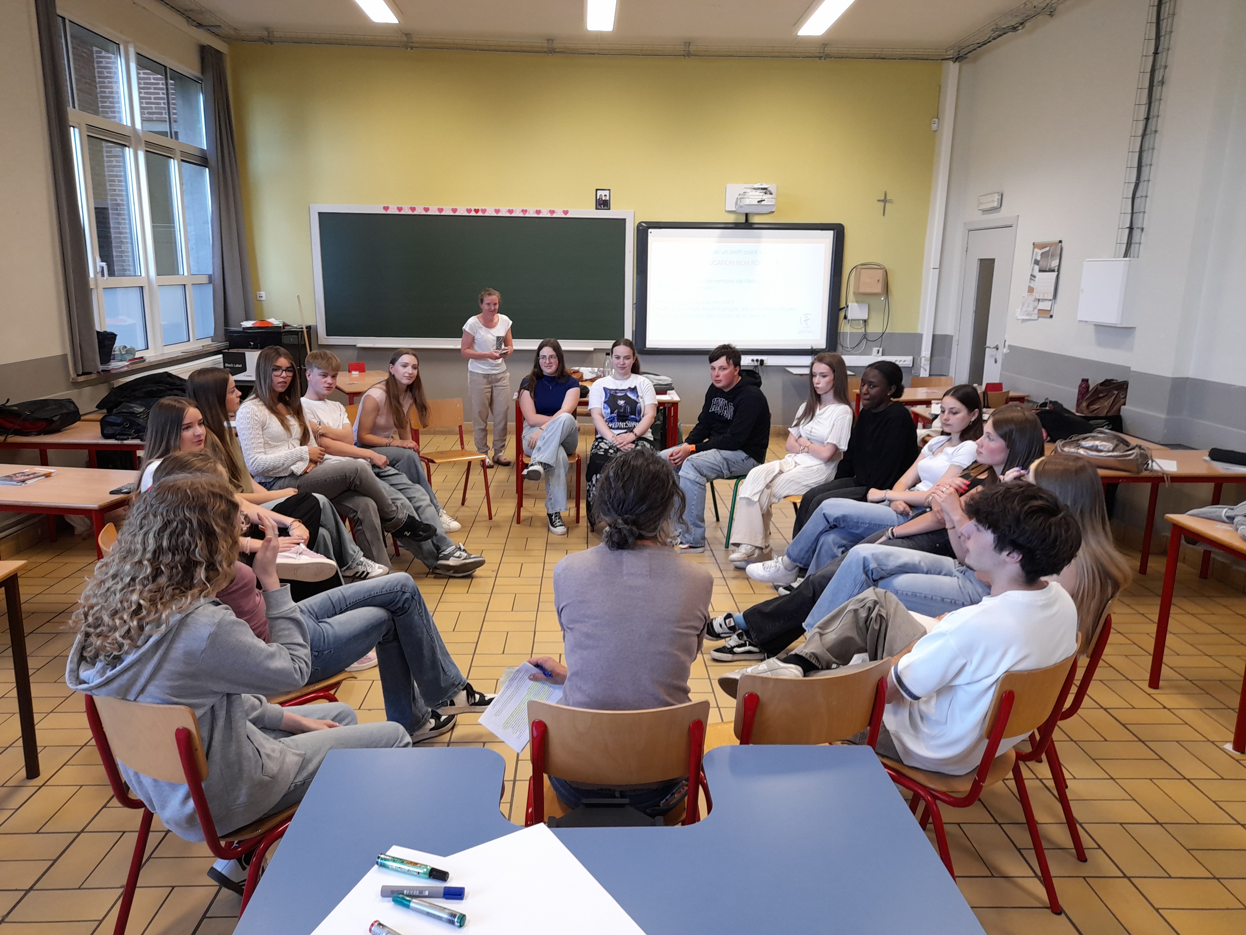 Retour de notre formation JAVVA@School au Collègue Saint-Augustin à Enghien !